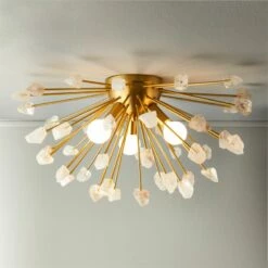 Quartz Stone Flush Mount -marin sHOP QuartzFlushMountROS20