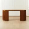 Reid Oval Brown Wood Storage Desk -marin sHOP ReidDeskSHF20 1x1