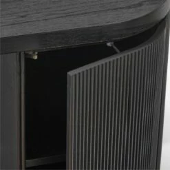 Reid Oval Black Wood Storage Desk 16 Reid Oval Black Wood Storage Desk -marin sHOP ReidEbonizedDeskAVSSS23