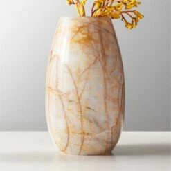 Reign Golden Marble Vase -marin sHOP ReignMarbleVaseROS21