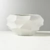 Renata White Porcelain Indoor Planter Small -marin sHOP RenataLowWhitePlanterSHS21