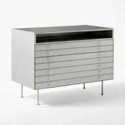 Renzo Steel 3-Drawer File Cabinet -marin sHOP RenzoStlFlatFileCabinet3QSSS22