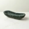 Reve Oval Fluted Green Marble Bowl 1 Reve Oval Fluted Green Marble Bowl -marin sHOP ReveOvalFltdGrnMrblBowlSHF22