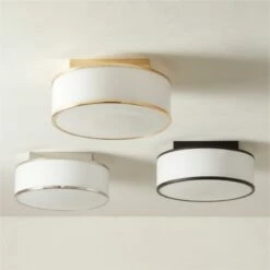 Ronda Indoor/Outdoor Black Flush Mount Light -marin sHOP RondaIndoorOutdoorFlshMntGpFHF22 1