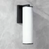 Ronda Indoor/Outdoor Matte Black Wall Sconce