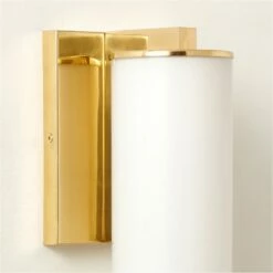 Ronda Indoor/Outdoor Polished Brass Wall Sconce -marin sHOP RondaPldBrsInNOutdrScncAVSHF22