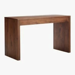 Runway 2-Drawer Acacia Wood Desk -marin sHOP RunwayAcaciaDesk3QBS18