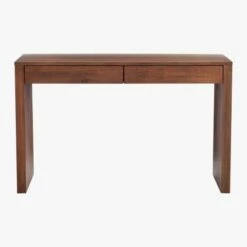 Runway 2-Drawer Acacia Wood Desk -marin sHOP RunwayAcaciaDeskS18