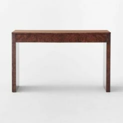 Runway 2-Drawer Burl Wood Desk 12 Runway 2-Drawer Burl Wood Desk -marin sHOP RunwayBurlwoodDeskSOSSF21