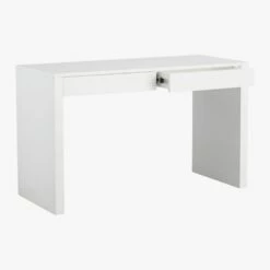 Runway 2-Drawer White Lacquered Wood Desk 14 Runway 2-Drawer White Lacquered Wood Desk -marin sHOP RunwayDesk3QAVF15