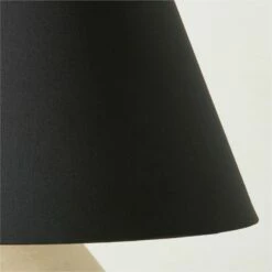 Sabia Ivory Ceramic Table Lamp With Black Shade -marin sHOP SabiaIvoryShrtTableLampAV2SHS23