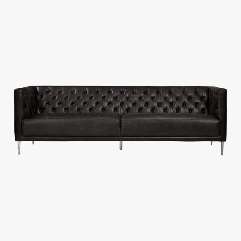 Savile Leather Tufted Sofa 7 Savile Leather Tufted Sofa - Image 5