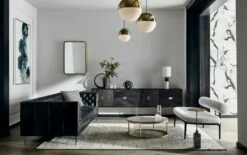 Infinity Black Knot Sculpture 16 Infinity Black Knot Sculpture -marin sHOP SavileTuftedSofaEstelaBlackJN20 1