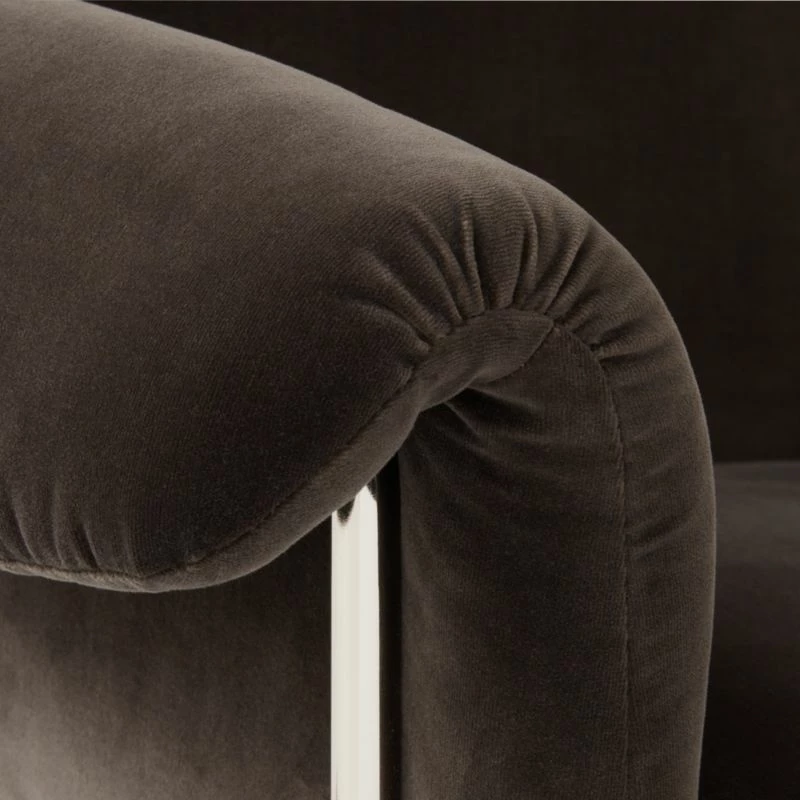 Saviti Black Velvet Office Chair 8 Saviti Black Velvet Office Chair - Image 6