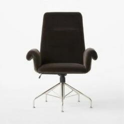 Saviti Black Velvet Office Chair 10 Saviti Black Velvet Office Chair -marin sHOP SavitiBlkVlvtOfficeChairSOSSF23