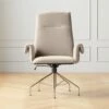 Saviti Bone Velvet Office Chair -marin sHOP SavitiChairSHF21