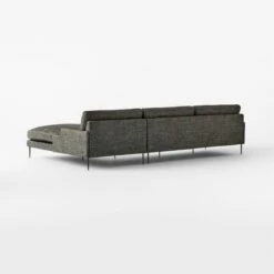 Scalino 2-Piece L-Shaped Grey Sectional Sofa With Right Chaise -marin sHOP ScalinoGryRAChsLALvSct3QBSSF22