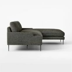 Scalino 2-Piece L-Shaped Grey Sectional Sofa With Right Chaise -marin sHOP ScalinoGryRAChsLALvSctSDSSF22