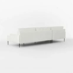 Scalino 2-Piece L-Shaped White Performance Velvet Sectional Sofa With Left Arm Chaise 12 Scalino 2-Piece L-Shaped White Performance Velvet Sectional Sofa With Left Arm Chaise -marin sHOP ScalinoWt2PcLAChsRALvst3QBSSS22