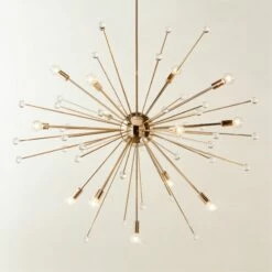 Scoppiare Polished Champagne Pendant Light 7 Scoppiare Polished Champagne Pendant Light -marin sHOP ScoppiareChmpgnPndnt40inROF22