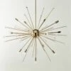 Scoppiare Polished Champagne Pendant Light -marin sHOP ScoppiareChmpgnPndnt40inSHF22