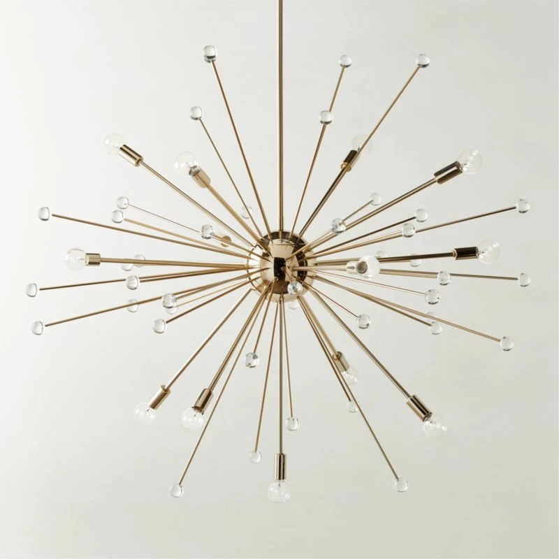 Scoppiare Polished Champagne Pendant Light 3 Scoppiare Polished Champagne Pendant Light