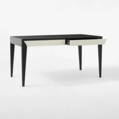Scuro 2-Drawer Black Oak Wood Desk -marin sHOP ScuroDesk3QAVSSS22