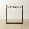 Sefro Marble And Metal Side Table