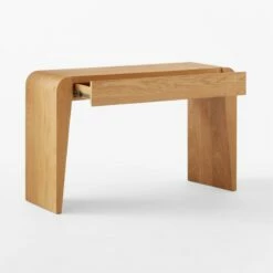 Selena Wood Vanity Table -marin sHOP SelenaOakVanity3QAVSSS23