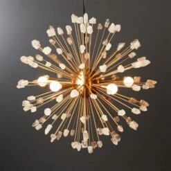 Ray Quartz Pendant Light -marin sHOP SeleniteRayPendantROF18