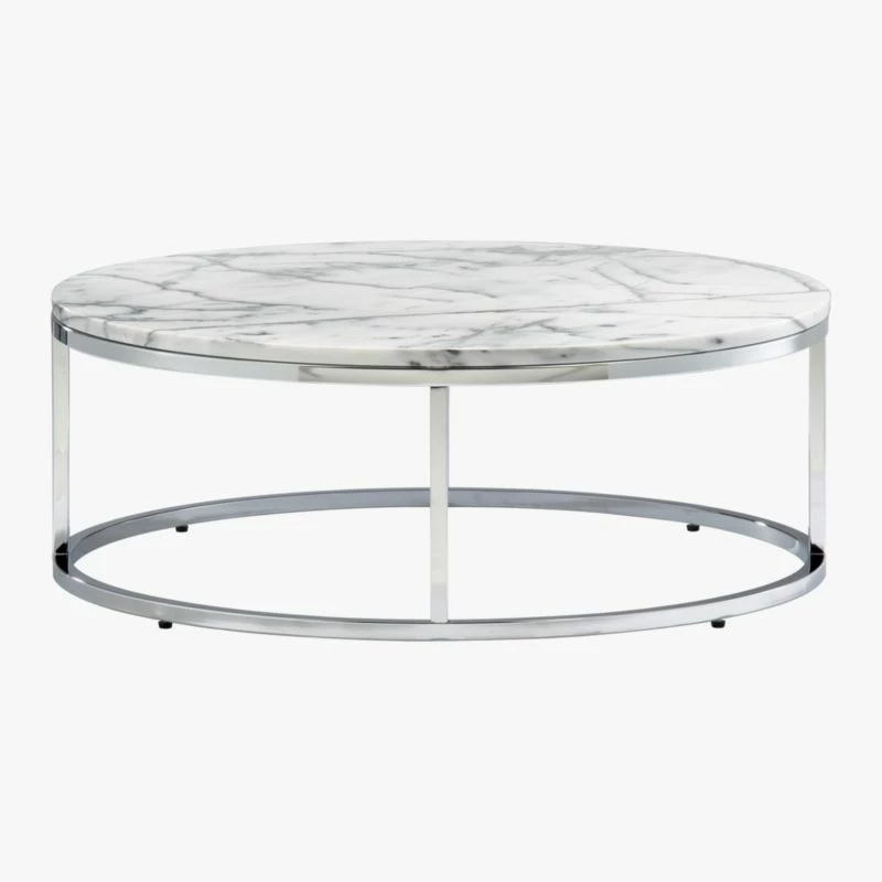 Smart Round Marble Top Coffee Table 6 Smart Round Marble Top Coffee Table - Image 4