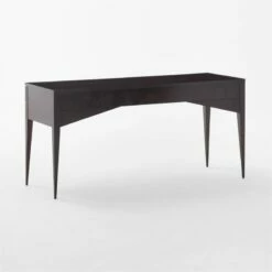 Spillo 2-Drawer Black Burl Wood Desk -marin sHOP SpilloBurlWoodDesk3QBSSF22