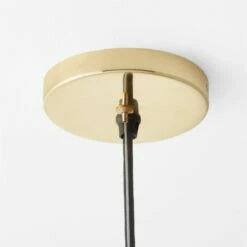 Spina 12" Glass Pendant Light 9 Spina 12" Glass Pendant Light -marin sHOP SpinaBrassPendant12inAVSSF21