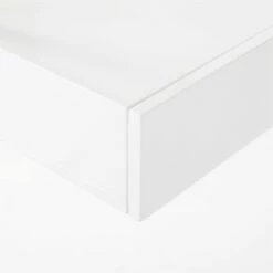 Stairway 2-Drawer White Wall Mount Desk With Shelves 96'' -marin sHOP Stairway96inWideDeskWhtAVSSF21