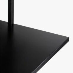 Stairway Black Wall Mount Desk With Shelf 72.5'' 11 Stairway Black Wall Mount Desk With Shelf 72.5'' -marin sHOP StairwayDeskBlackShortAVS18