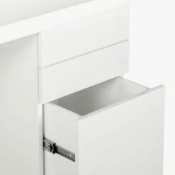 Stairway 6-Drawer White Wood Desk -marin sHOP StairwayModDskW2DrwrWtAVS20