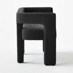Stature Black Boucle Bench -marin sHOP StatureBlackBenchSDF20