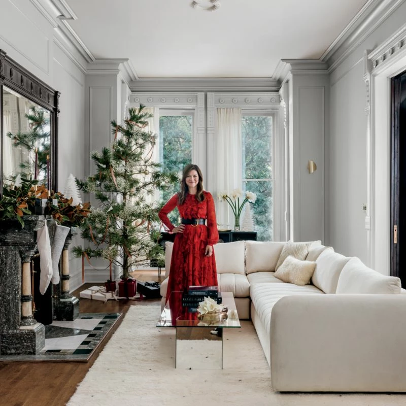 Stitch 4-Piece L-Shaped White Performance Fabric Sectional Sofa With Right Chaise 4 Stitch 4-Piece L-Shaped White Performance Fabric Sectional Sofa With Right Chaise - Image 2