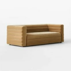 Strato 80" Camel Velvet Sofa 11 Strato 80" Camel Velvet Sofa -marin sHOP Strato80inCamelVlvtSofa3QSSF22