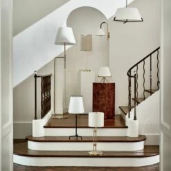 Pogo Brass And Cane Wall Sconce -marin sHOP SukiPolishedBrassFloorLampJL21 1x1