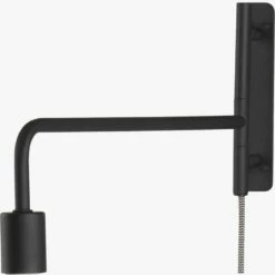 Swing Arm Black Wall Sconce 8 Swing Arm Black Wall Sconce -marin sHOP SwingArmSconceS14
