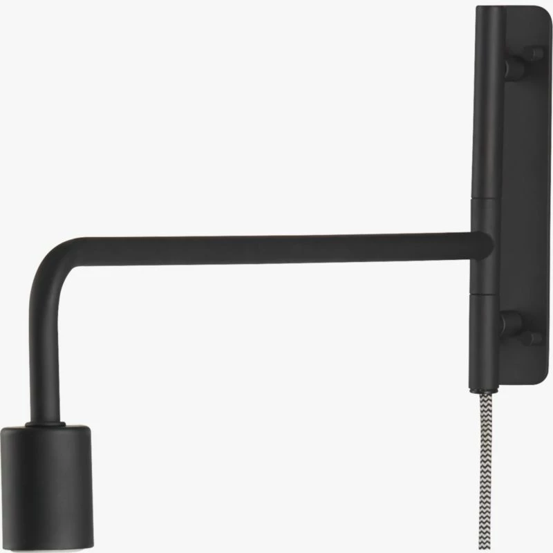 Swing Arm Black Wall Sconce 5 Swing Arm Black Wall Sconce - Image 3