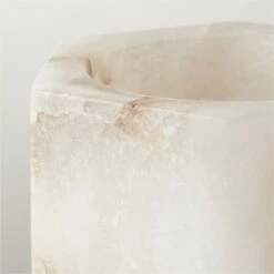 Talia Alabaster Tealight Candle Holder -marin sHOP TaliaAlbstrTealightHldrAV2SHS23