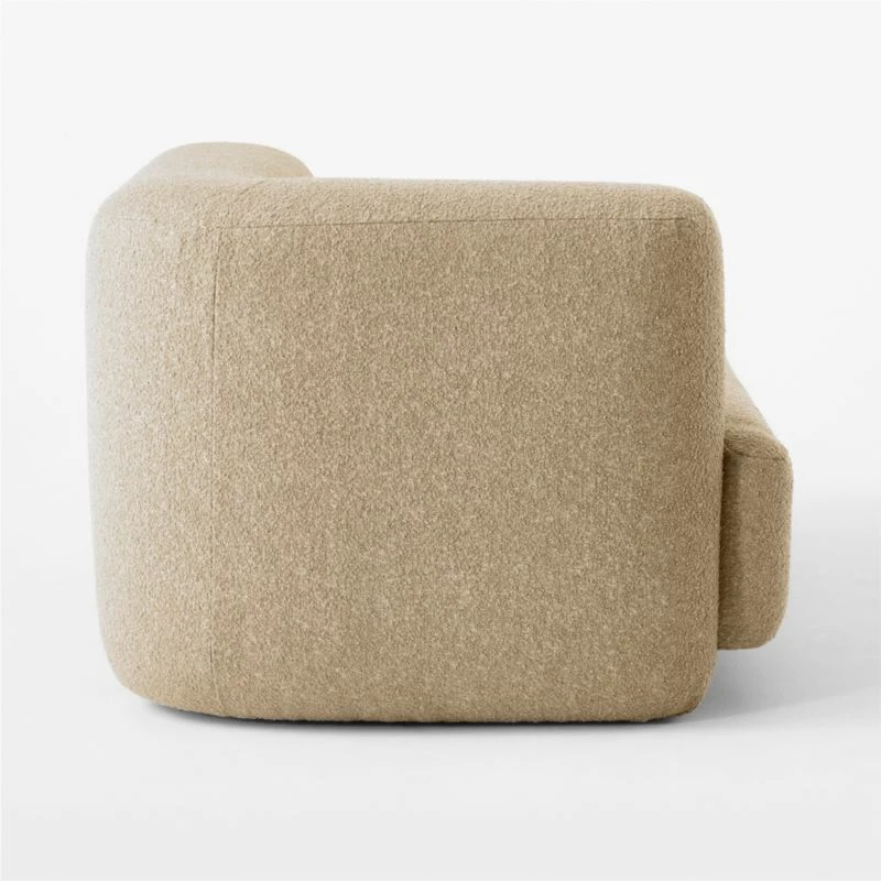 Terrain Camel Brown Boucle Daybed 6 Terrain Camel Brown Boucle Daybed - Image 4