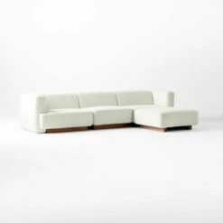 Terrain 4-Piece L-Shaped Ivory Boucle Sectional Sofa -marin sHOP TerrainIvyBc4PcSctSofa3QSSS22