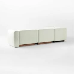 Terrain 5-Piece L-Shaped Ivory Boucle Sectional Sofa With Right Arm -marin sHOP TerrainIvyBc5pcRASctSofa3QBSSS22