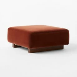 Terrain Bronze Brown Velvet Ottoman -marin sHOP TerrainVlvtOttoman3QSSS23