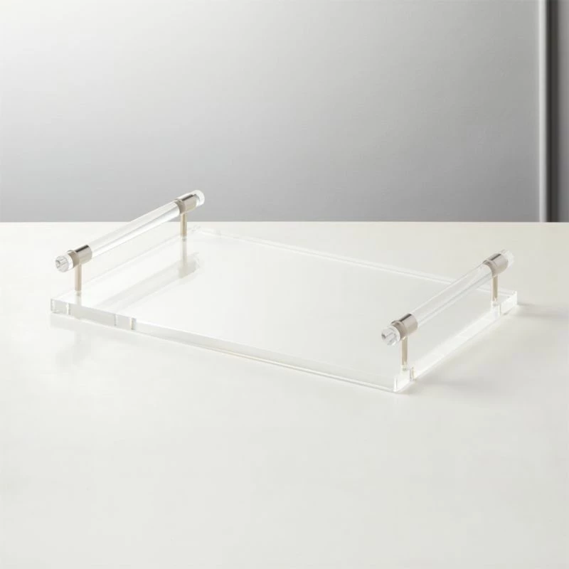 Theron Clear Acrylic Tray 3 Theron Clear Acrylic Tray