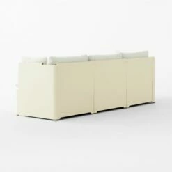 Tol 3-Piece Ivory Boucle Sectional Sofa -marin sHOP Tol3PcIvoryBoucleSect3QBSSF23