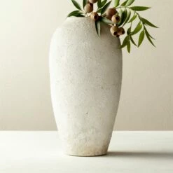 Torino Textured White Vase -marin sHOP TorinoWhiteTextureVaseROF20